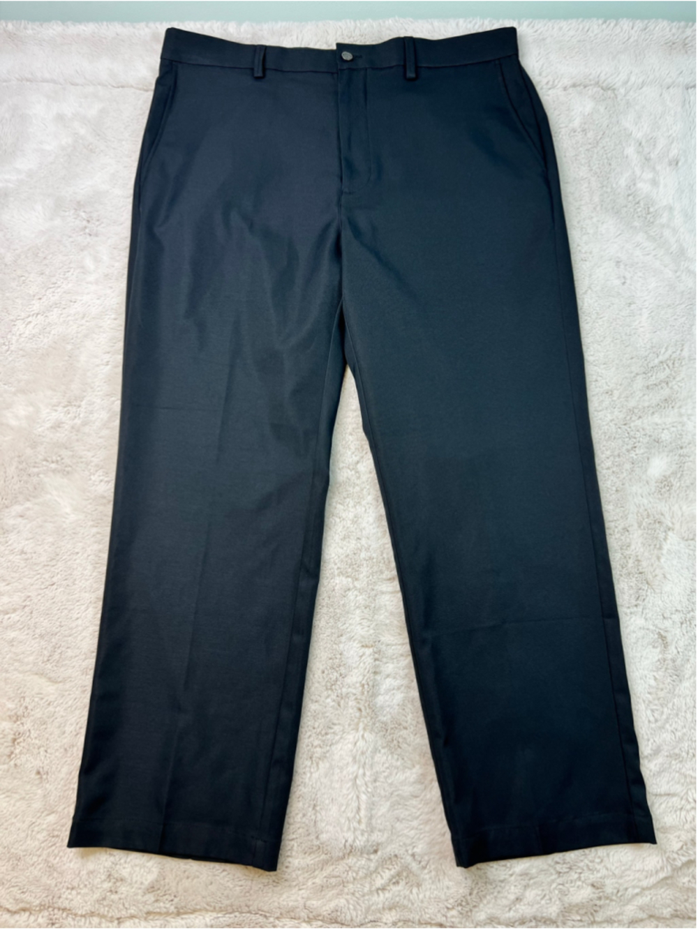 Callaway Golf Pants Mens 38x30 Black Performance Flat Front Trousers Chinos